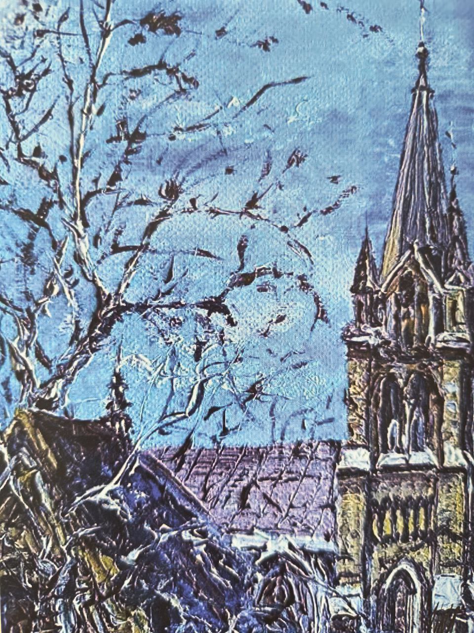 Кам'янське очами митця: авторські листівки Алли Михальчук з зображенням рідного міста можна купити в міській бібліотеці - ФОТО