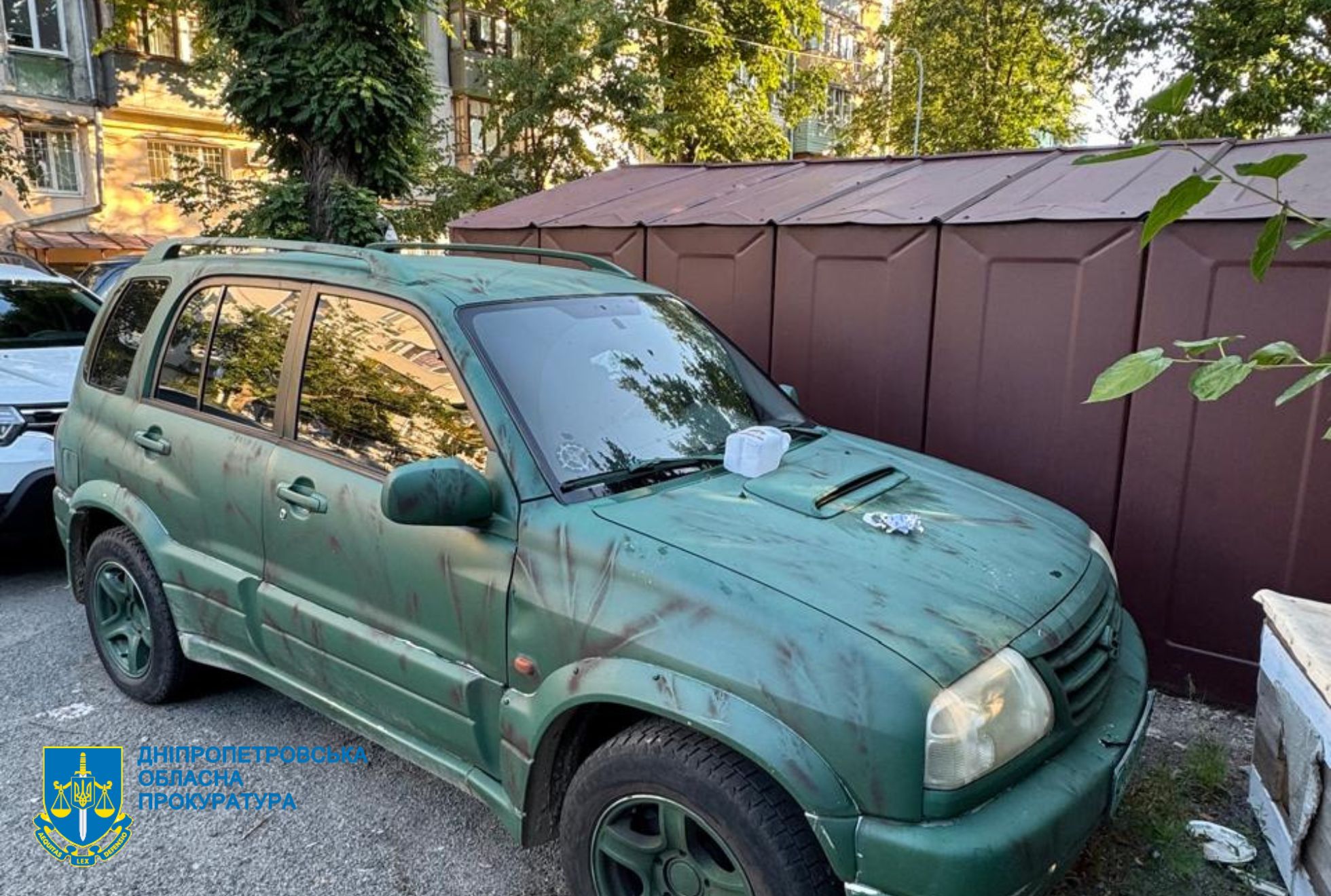 У Дніпрі затримали 19-річного юнака, який намагався підпалити автомобіль Сил оборони країни - ФОТО
