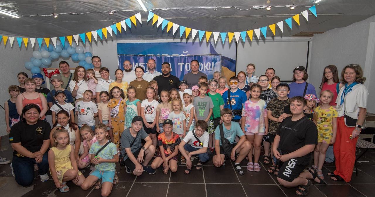 В Кам'янському відкрили літній табор для дітей військових та ВПО - ФОТО
