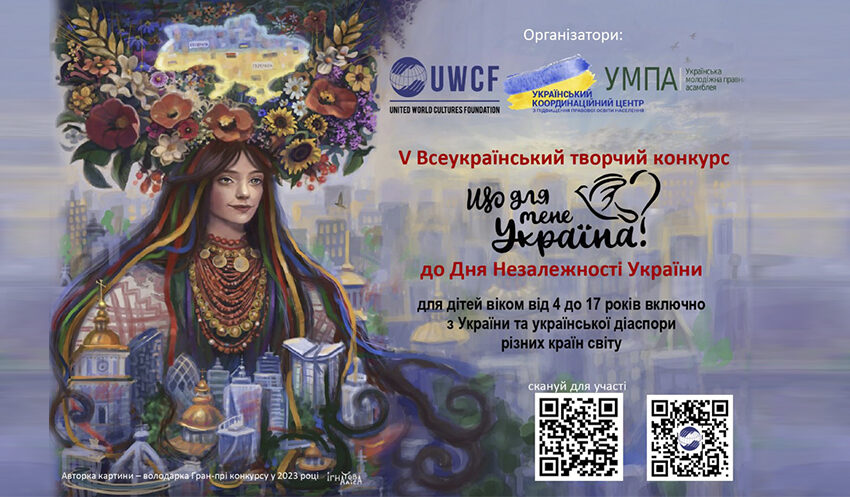 Юних мешканців Дніпропетровщини запрошують взяти участь у Всеукраїнському творчому конкурсі «Що для мене Україна?»