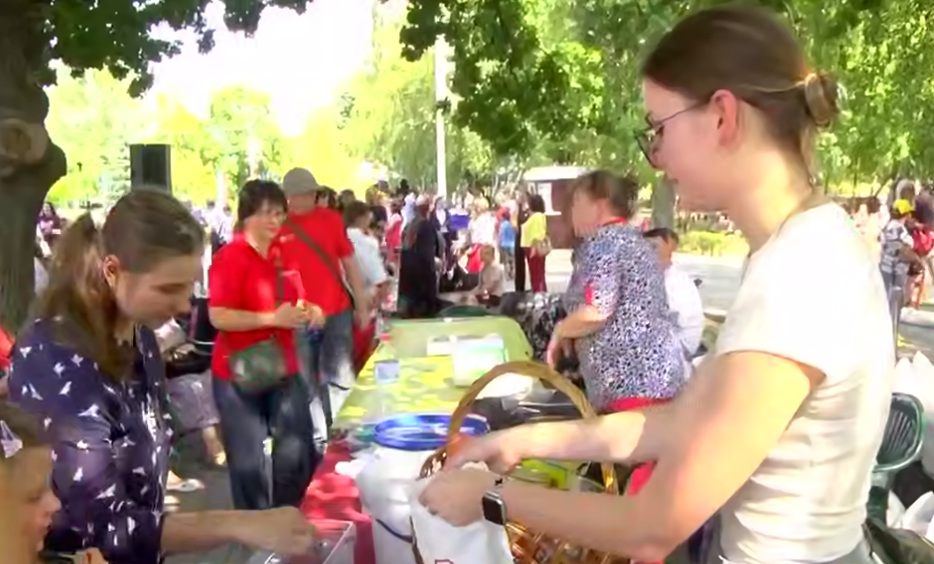 В Лівобережному парку Кам'янського відбувся культурно-патріотичний захід - ФОТО
