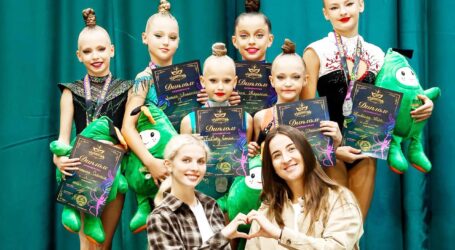 Гімнастки з Кам’янського здобули понад три десятки нагород на турнірі в Івано-Франківську