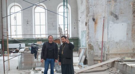 У Свято-Миколаївському храмі ПЦУ в Кам’янському тривають відновлювальні роботи