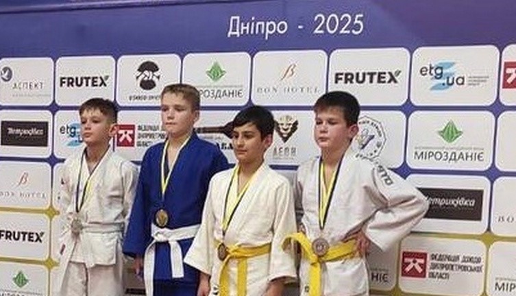 Дмитро Матвієнко з Кам’янського виборов "бронзу" в Дитячій Лізі дзюдо - ФОТО