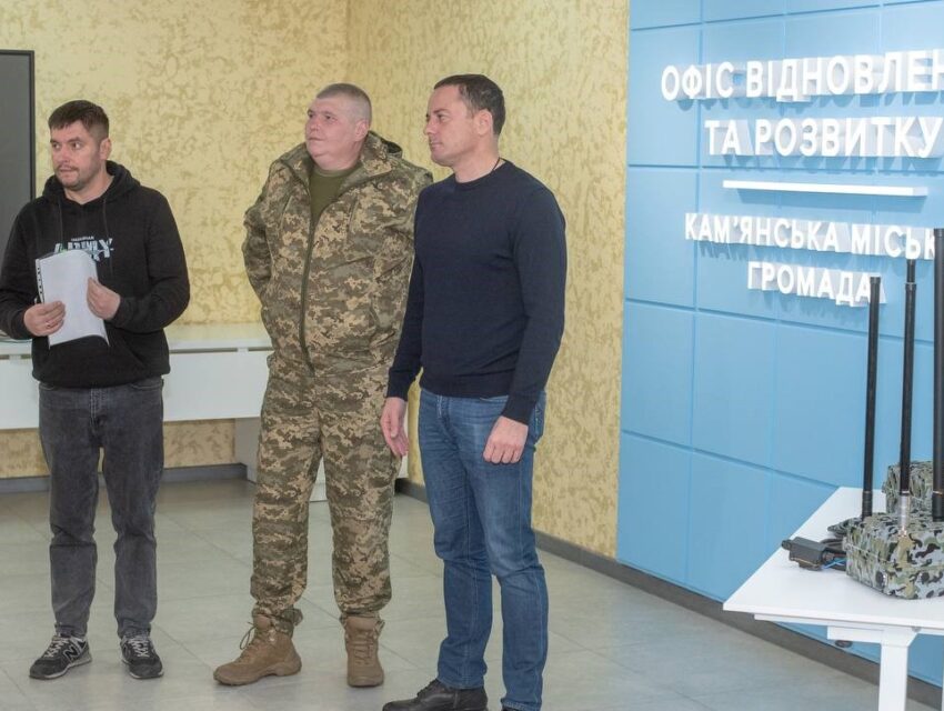 В Кам’янському завдяки проєкту-переможцю конкурсу «Бюджет участі. МІСТО» закупили обладнання для військових