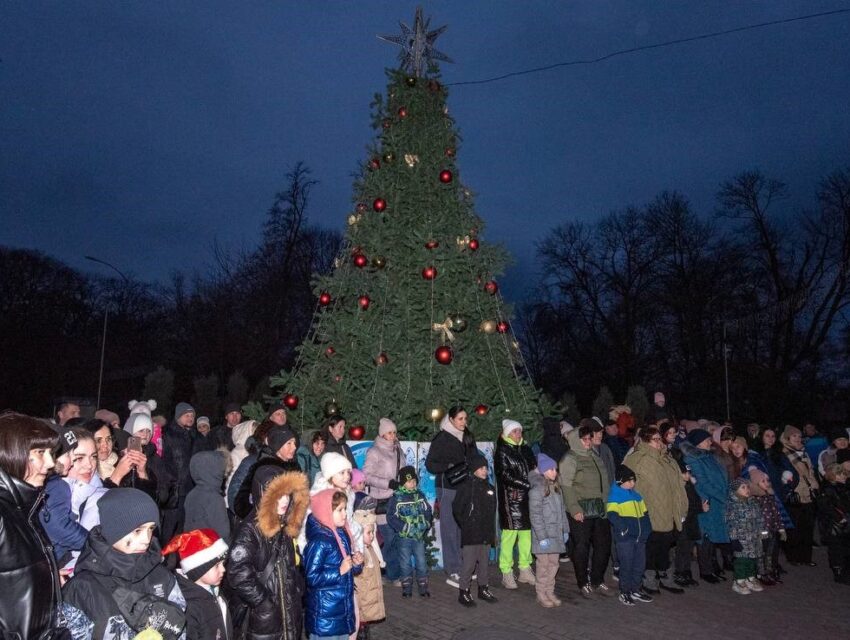 В Кам’янському відкрили новорічну ялинку