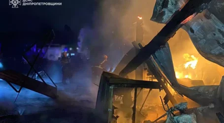 В Кам’янському вчора пізно ввечері горів склад у Південному районі міста