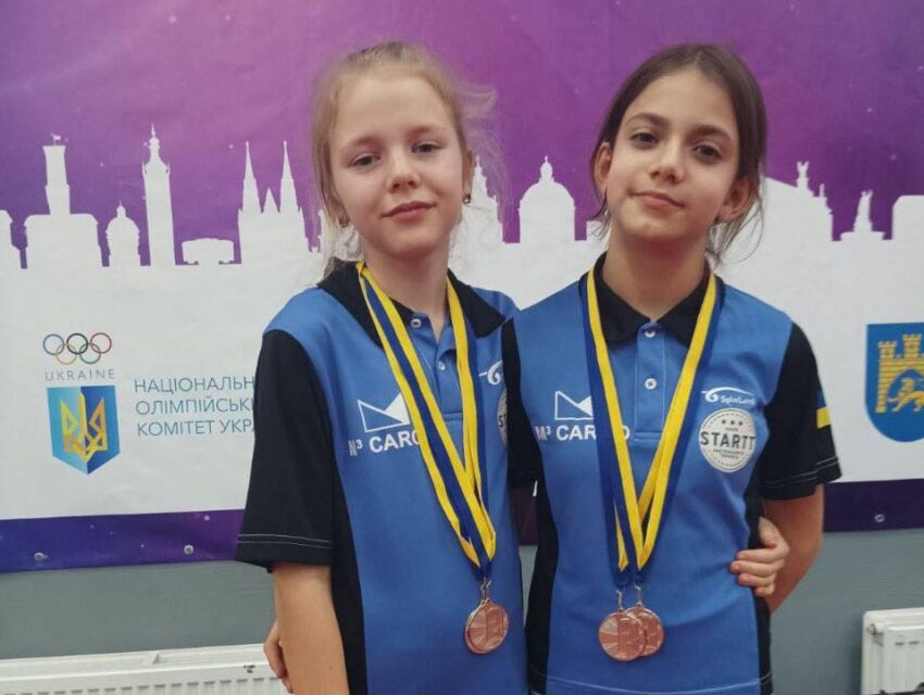 Ярослава Онищенко з Кам’янського здобула дві медалі на чемпіонаті України з настільного тенісу