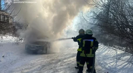 В Кам’янському на вул. Польській зайнялось авто