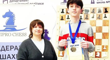 Шахіст з Кам`янського Владислав Литвин став срібним призером чемпіонату Дніпропетровщини