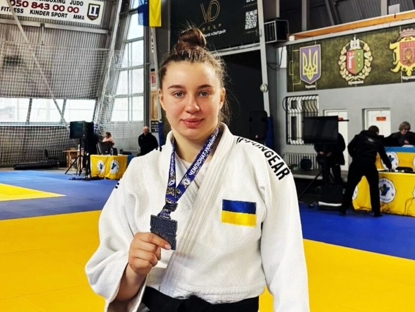 Дзюдоїстка з Кам`янського Анна Ткачова стала срібною призеркою чемпіонату України