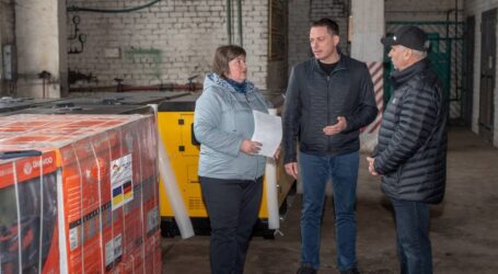 Кам’янське отримало потужні генератори від німецьких партнерів