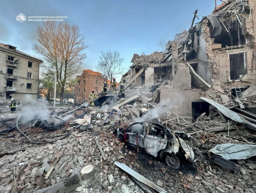 ОНОВЛЕНО! Ворог вночі та зранку атакував Дніпро та область, в Кам’янському минулось без надзвичайних подій