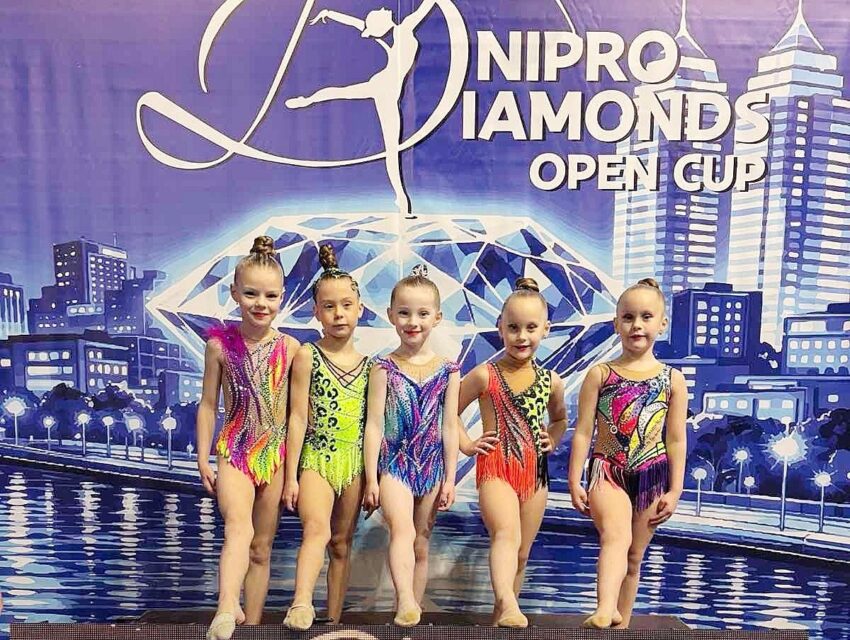 Гімнастки з Кам’янського вибороли призові місця на змаганнях “Dnipro Diamonds Open Cup”
