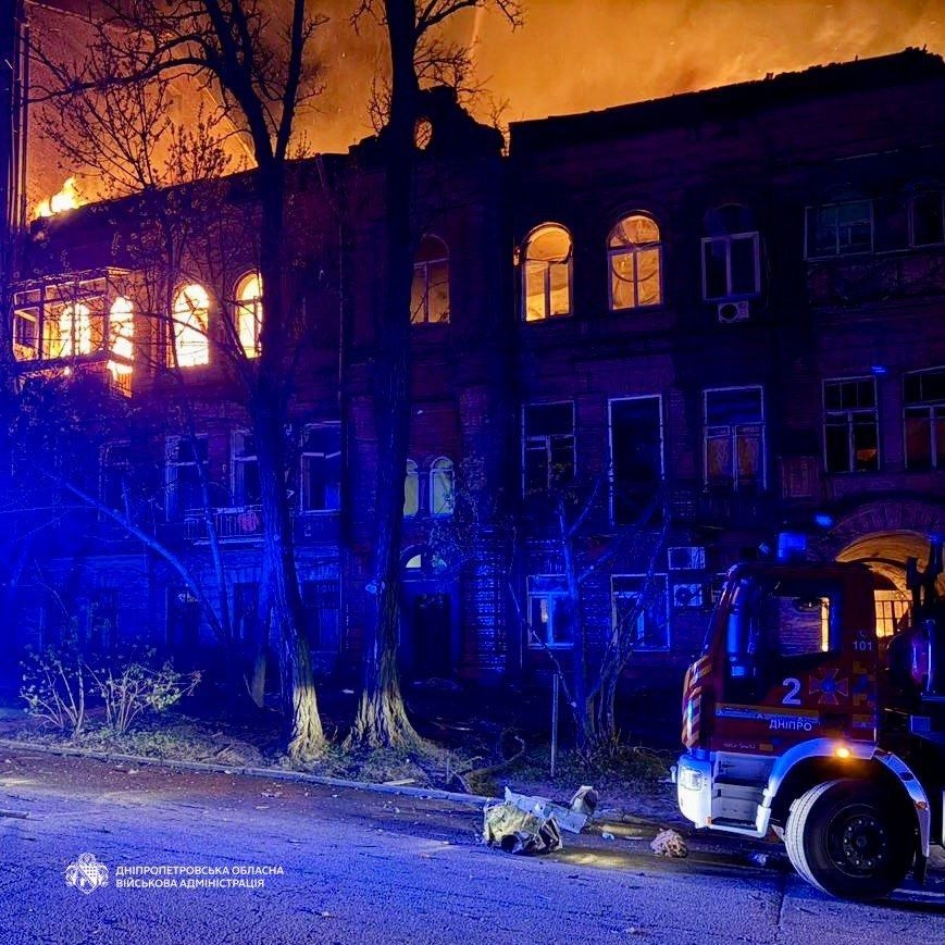 Агресор масовано атакував Дніпропетровщину, в Кам'янському минулось без надзвичайних подій - ФОТО