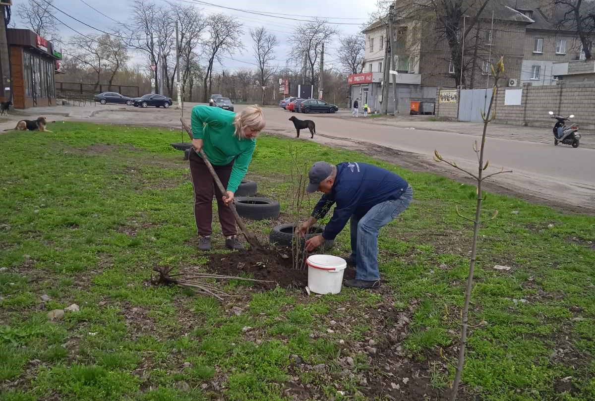 В Кам'янському органи самоорганізації населення продовжують активно долучатись до благоустрою - ФОТО