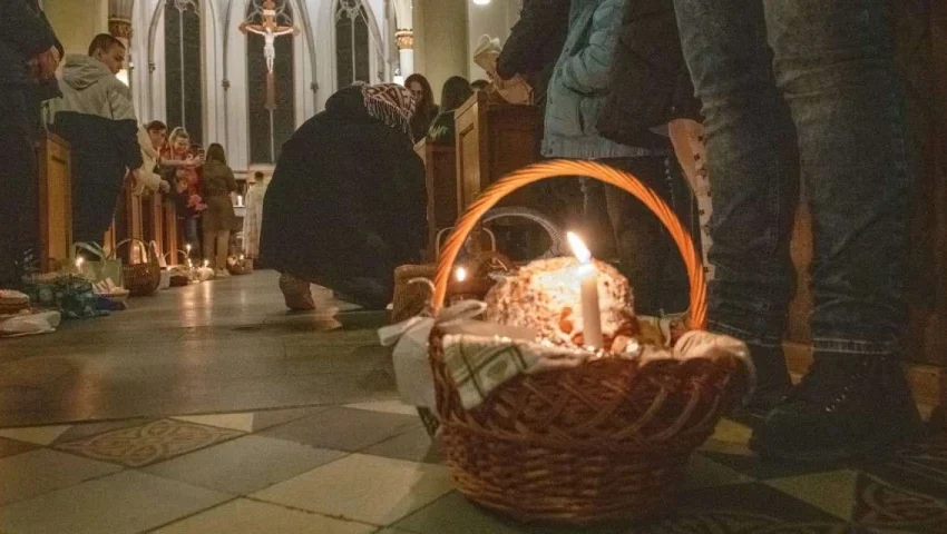 Графік проведення великоднього богослужіння та освячення великодніх кошиків у храмах Кам’янського