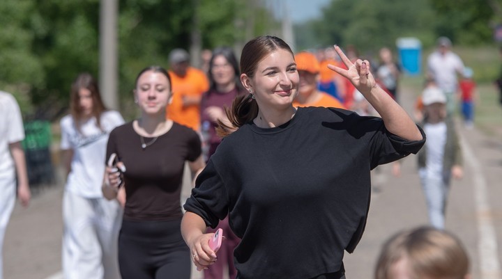 В Кам’янському відбувся спортивно-патріотичний легкоатлетичний пробіг «Разом до Перемоги!» - ФОТО