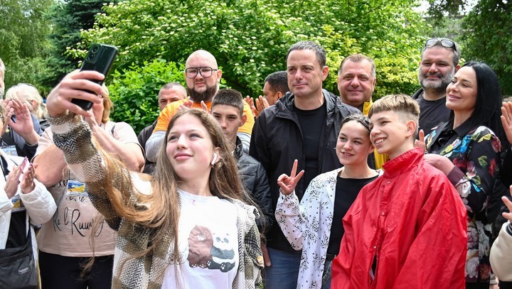 В Розарії Кам'янського провели святковий захід для місцевої малечі - ФОТО