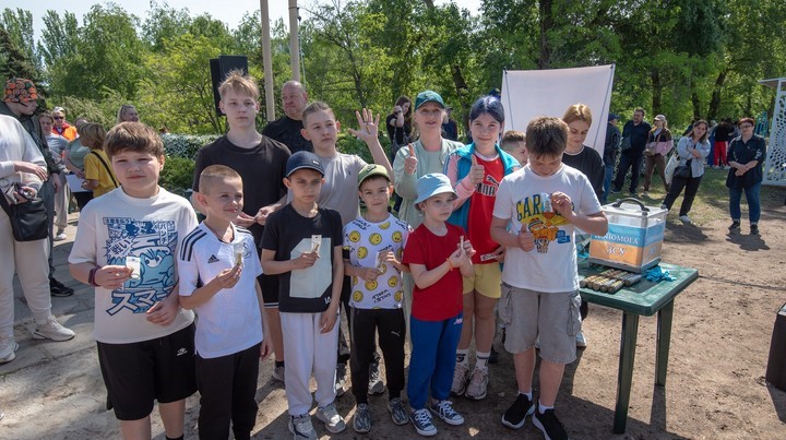 В Кам’янському відбувся спортивно-патріотичний легкоатлетичний пробіг «Разом до Перемоги!» - ФОТО