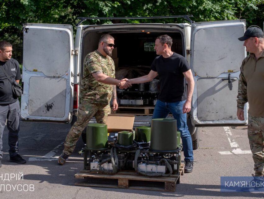 Кам’янське передало бійцям 3-го армійського корпусу сучасні системи РЕБ