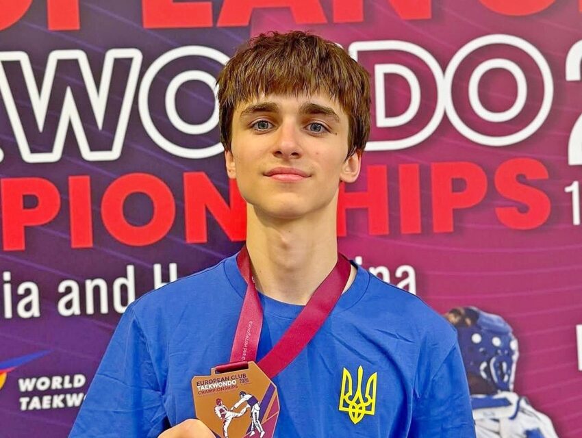 Кам’янчанин Архип Шульженко виборов європейську “бронзу” з тхеквондо у Сараєво