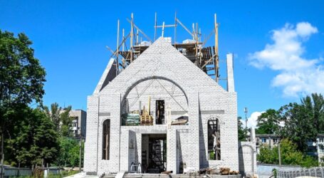 До кінця року в Кам’янському планують завершити передостанній етап будівництва Козацької церкви Пресвятої Покрови