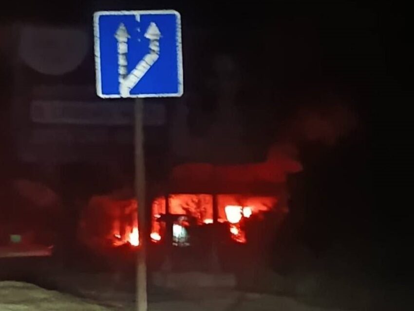 Вночі росіяни атакували шість районів Дніпропетровщини, в Кам’янському горіла АЗС
