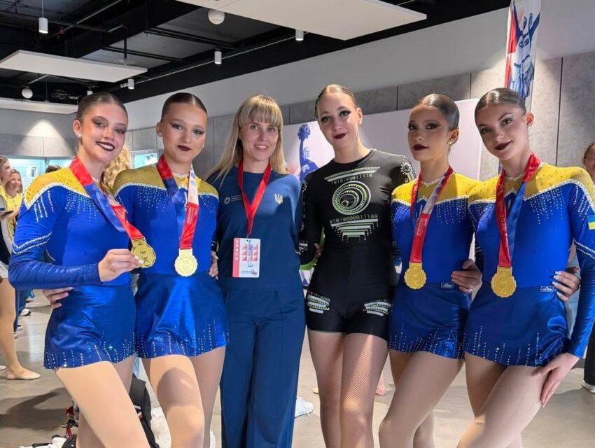 Черлідерки з Кам’янського — переможниці чемпіонату Європи