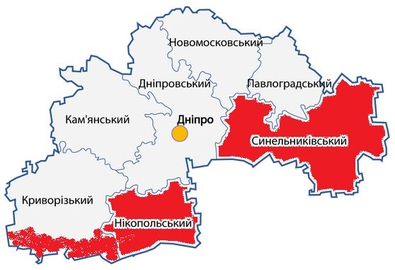 Що означає включення громад Дніпропетровщини до переліку територій можливих бойових дій і чи стосується це Кам’янського