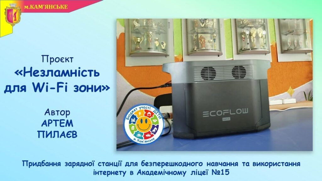 Новації, які змінюють школи Кам’янського: які проєкти вже реалізовано в межах програми Бюджет участі. ДІТИ – 2026 - ФОТО