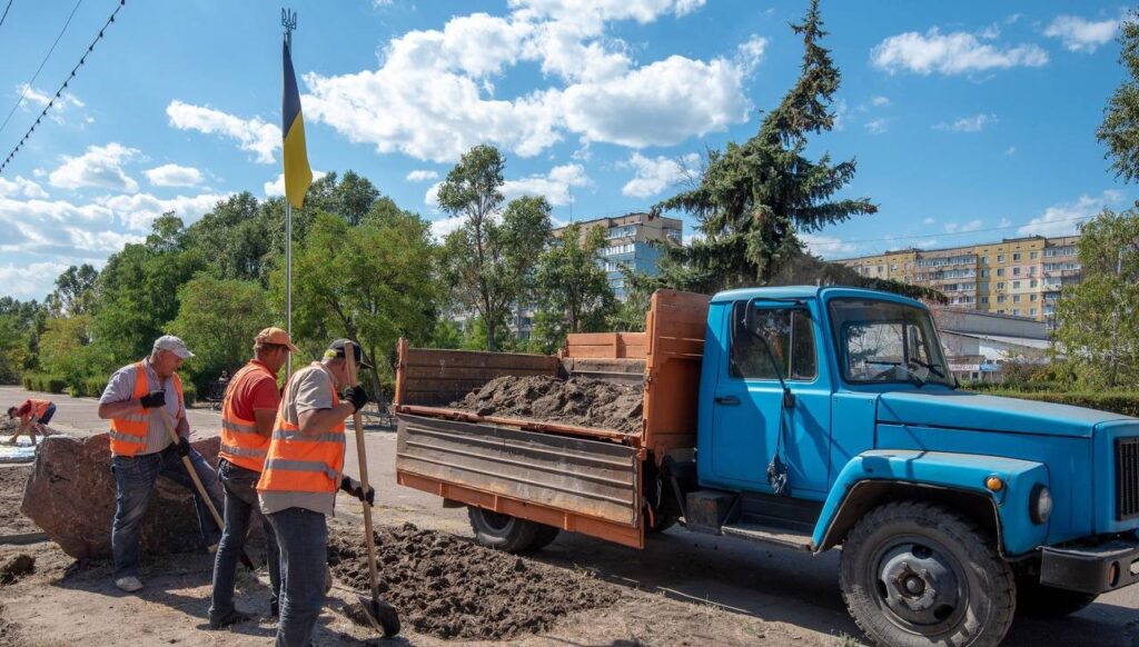 На Лівобережжі Кам'янського у вересні відкриють пам'ятну локацію «Клумба Надії» - ФОТО