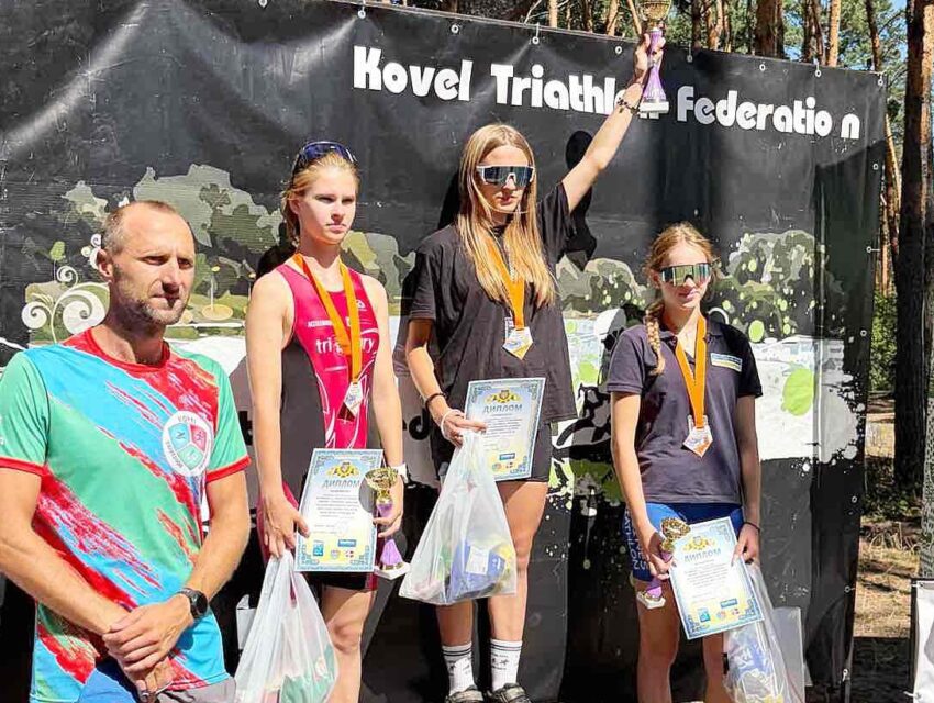Кам’янчанка Софія Терещенко підтвердила свій торішній титул чемпіонки України з кросового дуатлону