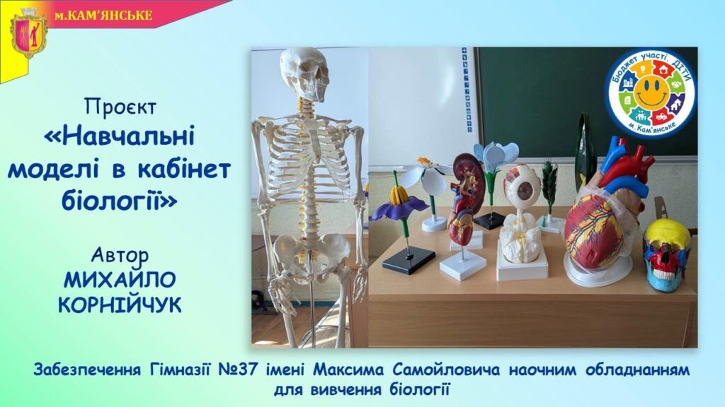В школах Кам'янського реалізували ще кілька проєктів в межах програми “Бюджет участі. ДІТИ” – 2026 - ФОТО