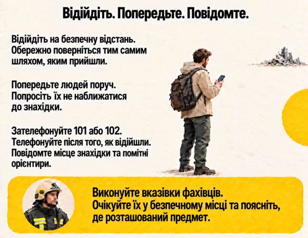 Прихована загроза після атаки: що робити, коли побачили уламки ракет чи БпЛА, розповіли кам'янчанам надзвичайники - ФОТО