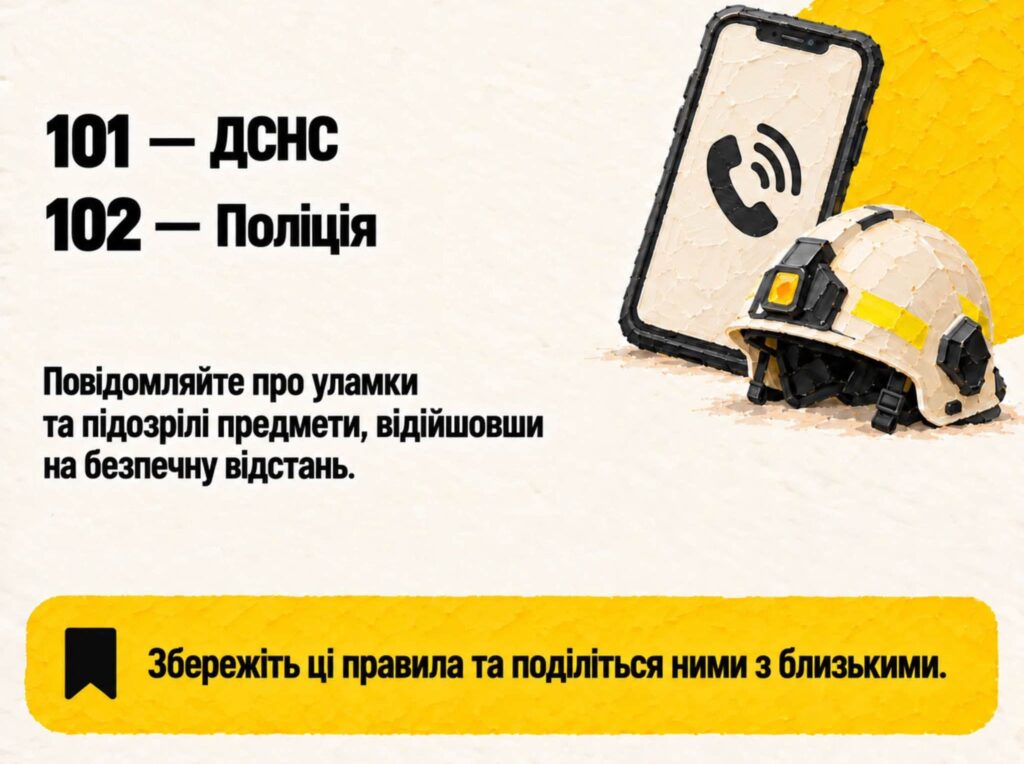 Прихована загроза після атаки: що робити, коли побачили уламки ракет чи БпЛА, розповіли кам'янчанам надзвичайники - ФОТО