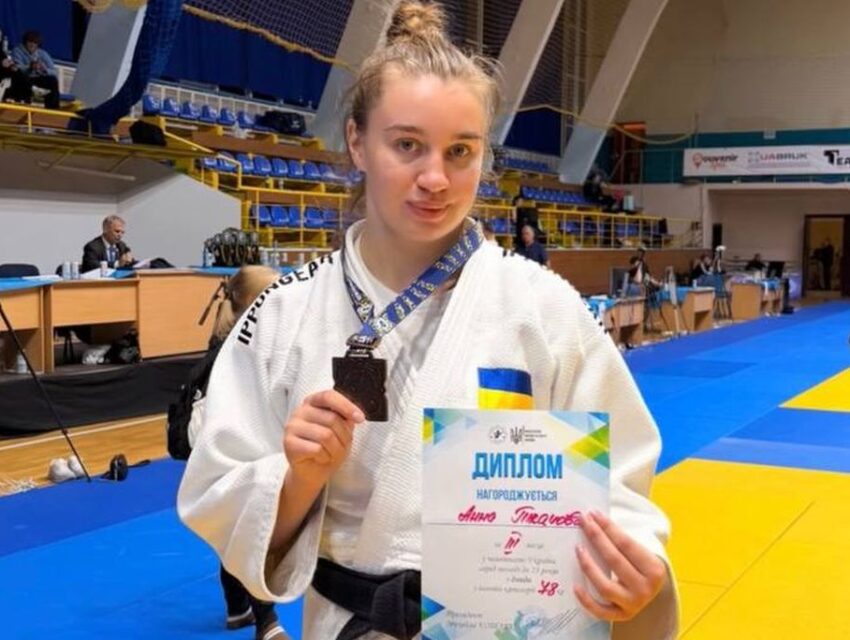 Дзюдоїстка з Кам’янського Анна Ткачова стала призеркою чемпіонату України